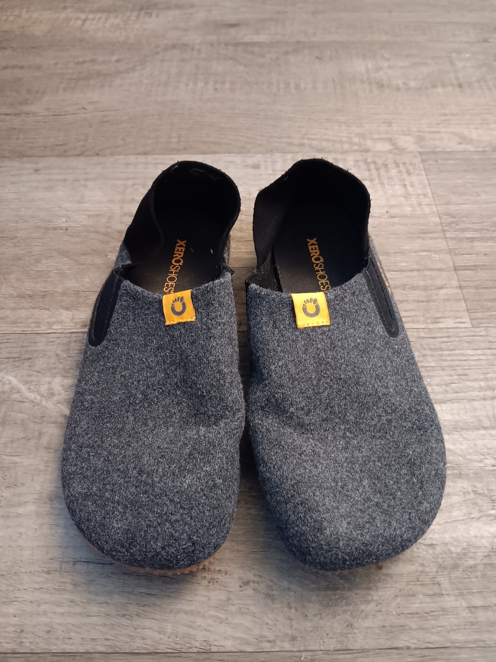 Xero Pagosa Shoes Gray Wool Slip-On Clogs Men's Size 10